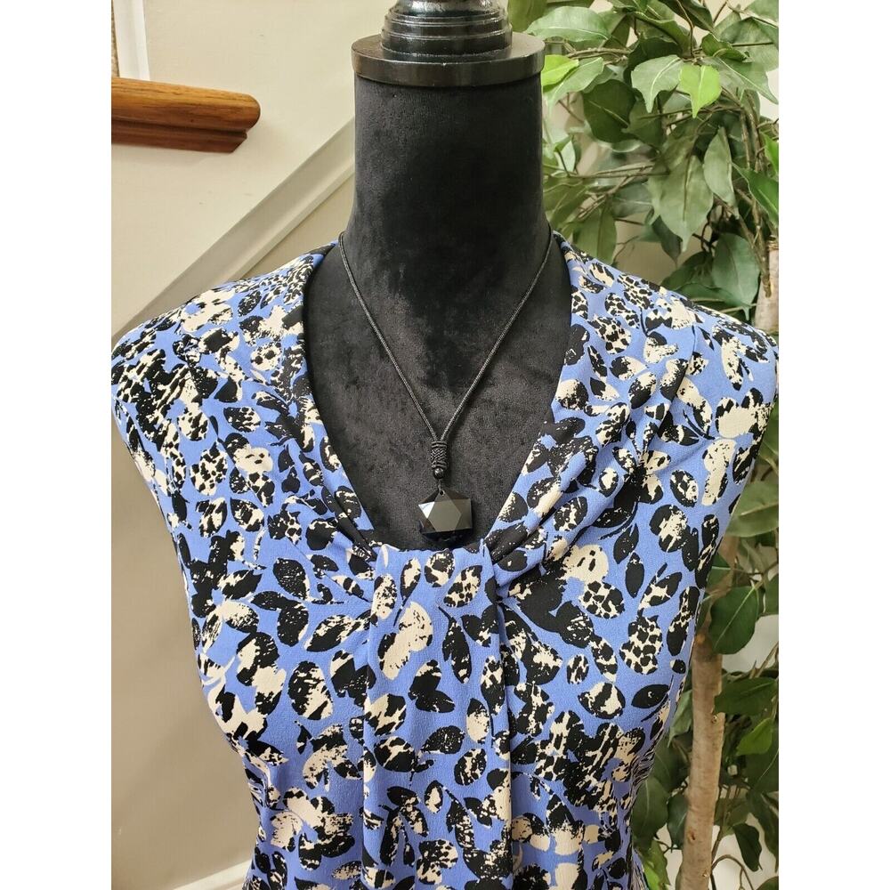 Dana Buchman Womens Purple Polyester Sleeveless V-Neck Top Blouse Size Small - Picture 2 of 11